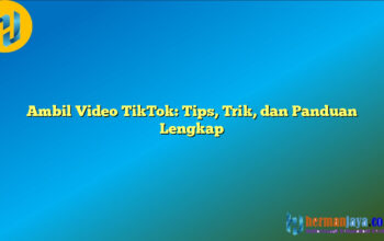 Ambil Video TikTok: Tips, Trik, dan Panduan Lengkap